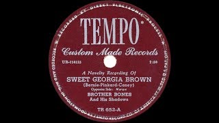 1949 HITS ARCHIVE Sweet Georgia Brown  Brother Bones Harlem Globetrotters theme [upl. by Annawad]