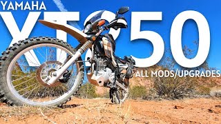 Yamaha XT250 All Mods Upgrades Accessories [upl. by Ahcsas]