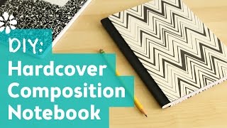 DIY Hardcover Composition Notebook  Sea Lemon [upl. by Amluz]