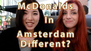 【オランダのマクドナルドメニューは日本と違うのか？ McDonalds in Amsterdam Different】リスニング力が上がる！普段使いの英会話Listnme 255 [upl. by Ettennod413]