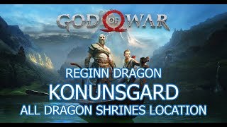 Reginn Dragon Shrines Konunsgard Location God of War 4 [upl. by Isiah]