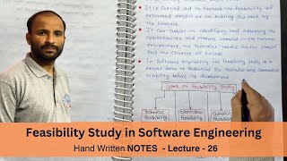 What is Feasibility Study in Software Engineering  Lec 26 [upl. by Ailuig204]