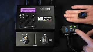 Using Hot Hand 3 from Source Audio with the Line 6 M5 [upl. by Neelav]