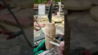 Making a Woodturning Knife with an Old Saw woodworking diy shortvideo tools cuttings craft [upl. by Eded]