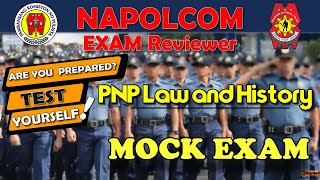 NAPOLCOM Exam Reviewer  PNP Law and History  Mock Exam napolcomreviewer [upl. by Sitoel293]