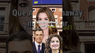 ESTAFAN a PEDRO SÁNCHEZ con un PREMIO que iba a ENTREGARLE ANNE HATHAWAY [upl. by Ragan]