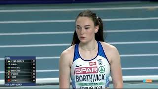 Emily Borthwick  High Jump  EIC Championships 2022 [upl. by Elleoj]