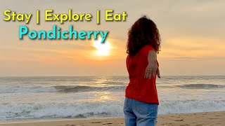 Pondicherry Solo Hostel Stay  Pondicherry 2 Day Activities  Pondicherry Weekend Getaway [upl. by Lutim]