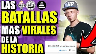 LAS BATALLAS MÁS VIRALES DE LA HISTORIA 😍  Batallas De Rap [upl. by Nylsoj702]