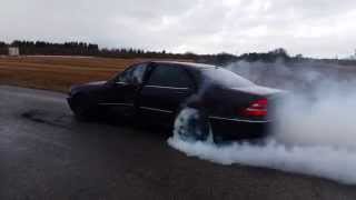 MercedesBenz S500 Burnout UHD [upl. by Airam]