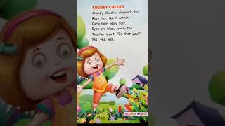 Chubby Cheeks RhymesKids Rhymes English Rhymes for kidsshorts [upl. by Hairim908]