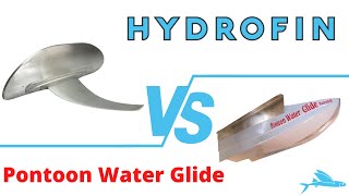 Hydrofin vs Pontoon Water Glide [upl. by Salena488]