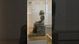 Statue of Khafre in GEM Grande museo egizio [upl. by Ormsby]