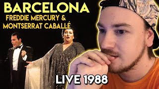 REACTION  Freddie Mercury amp Montserrat Caballé  Barcelona Live at La Nit 1988 [upl. by Zenia]