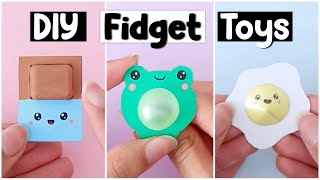 DIY Miniature POP IT Fidget Toys  Viral TikTok AntiStress Fidgets [upl. by Sinegra]