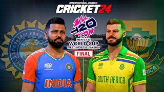 INDIA VS SOUTH AFRICA THRILLER MATCH  T20 WORLD CUP  Cricket 24  DILIP DEORA  t20worldcup [upl. by Isdnyl]