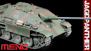 Jagdpanther Ausf G1 Meng 135 scale model TWO [upl. by Lleihsad859]