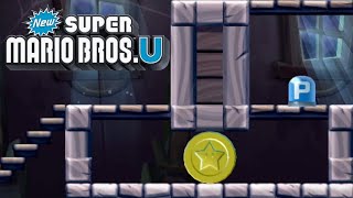 New Super Mario Bros U  Frosted GlacierGhost House Swaying Ghost House All Star Coins [upl. by Aissak]