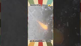 Prince Rupert Drops Fact Video  kannada facts karnataka amazing youtubeshorts trendingshorts [upl. by Duj571]