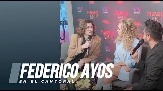 Federico Ayos  Presentación de Pienso en ti en El Cantoral [upl. by Airec]