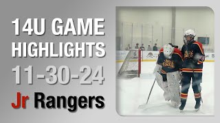 Game Highlights 14U 113024 Rangers [upl. by Anod]