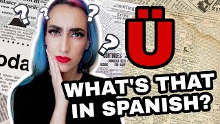 HOW TO PRONOUNCE Ü IN SPANISH  LA DIÉRESIS EN ESPAÑOL [upl. by Darius989]