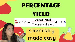 Percentage yield Chemistry [upl. by Airaet247]