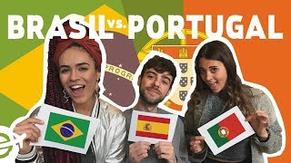 PORTUGUÉS DE PORTUGAL vs DE BRASIL  vdeviajarcom [upl. by Palocz]