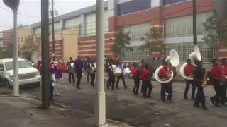 School Marching Band in New Orleans [upl. by Arias]