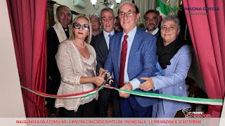 Sala Consilina inaugurata la MostraConcorso di Pittura “Premio Sala” Premiazioni il 30 settembre [upl. by Aivata]