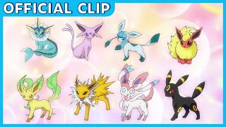 Eevee and Its Evolutions  Pokémon Master Journeys The Series  Official Clip [upl. by Hirsh]