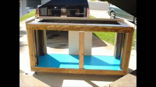 125 Gallon Aquarium Stand Build [upl. by Nodnarg663]