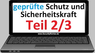 geprüfte Schutz und Sicherheitskraft 2022 Teil 23  Übersicht der Prüfungthemen der GSSK [upl. by Leesa]