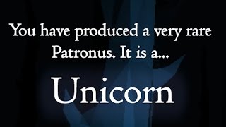 Very Rare PATRONUS  Unicorn Pottermore [upl. by Nortad]