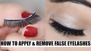 नकली पलकें लगाने और छुटाने का सबसे आसान तरीका How To Apply amp Remove False Eyelashes Hindi [upl. by Nawaj]