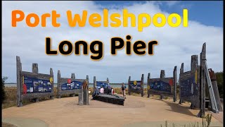 Exploring Port Welshpool And Its Iconic Long Pier Unveiling Yarrams Stunning Night time Murals [upl. by Nasar]