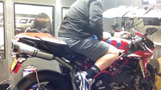 2012 Ducati 848 EVO dyno Leo Vince [upl. by Blondelle745]