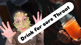 Fatima bani Carona virus  Healthy drink for sore throat  viral [upl. by Edmon832]