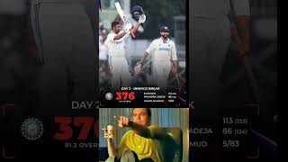 Day 2 Innings break Ind VS Ban Test match trendingshorts [upl. by Katzman279]