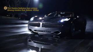 Fisker Karma  Performance Modes [upl. by Kerstin225]