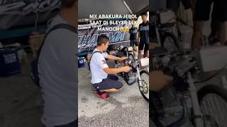 MX ABAKURA JEBOL SAAT DI BLAYER LEK MANOCH😱🥹 teamongkekjember youtubeshorts dragbike [upl. by Erdnassac]