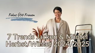 7 Jacken und Manteltrends HerbstWinter 20242025 [upl. by Anelrahc]