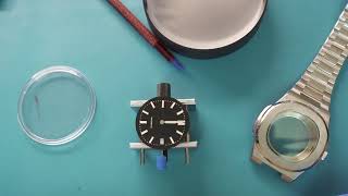 60k Nautilus for £60  Patek Philippe Inspired Seiko Mod Watch Build  NH35 Movement [upl. by Bensen]