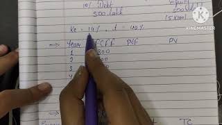 Lecture 14 Discounted Cash Flow Method  DFC  gtu questions  FCFF  Business Valuation [upl. by Adekram179]