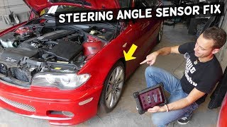 HOW TO KNOW IF STEERING ANGLE SENSOR IS BAD OR NOT CALIBRATED BRAKE TRACTION CONTROL LIGHT ON [upl. by Nwahsav624]