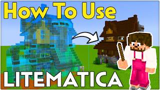 How To Use Litematica  Minecraft 121 Tutorial [upl. by Ire]