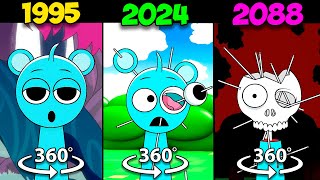 360° VR Incredibox Sprunki 1995 vs 2024 vs 2088 [upl. by Seyer]