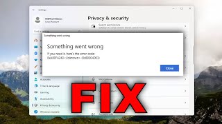 Fix Camera App Error 0xa00f4240 Unknown in Windows 1110 Solution [upl. by Inajar]