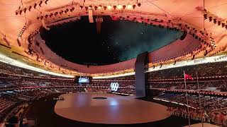 Beijing2022 Opening Ceremony  Olympic Winter Games  China  my point of view at the Stadium [upl. by Aneleve]