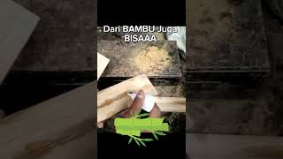 amplas bilahan untuk papan bambu bamboo diy craft [upl. by Nahsar]